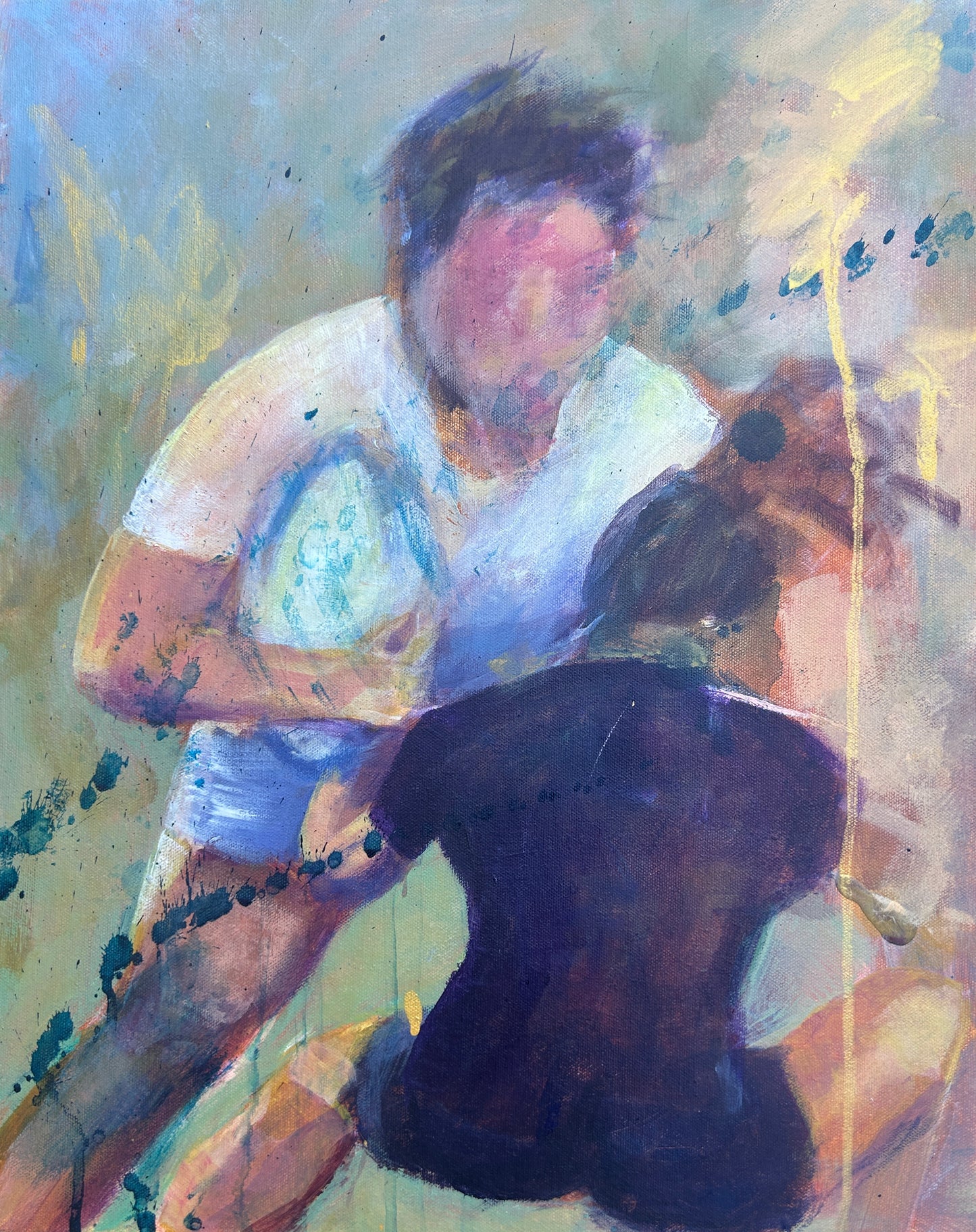 Hannah - - Women's Rugby inspired art - LJagz-studio