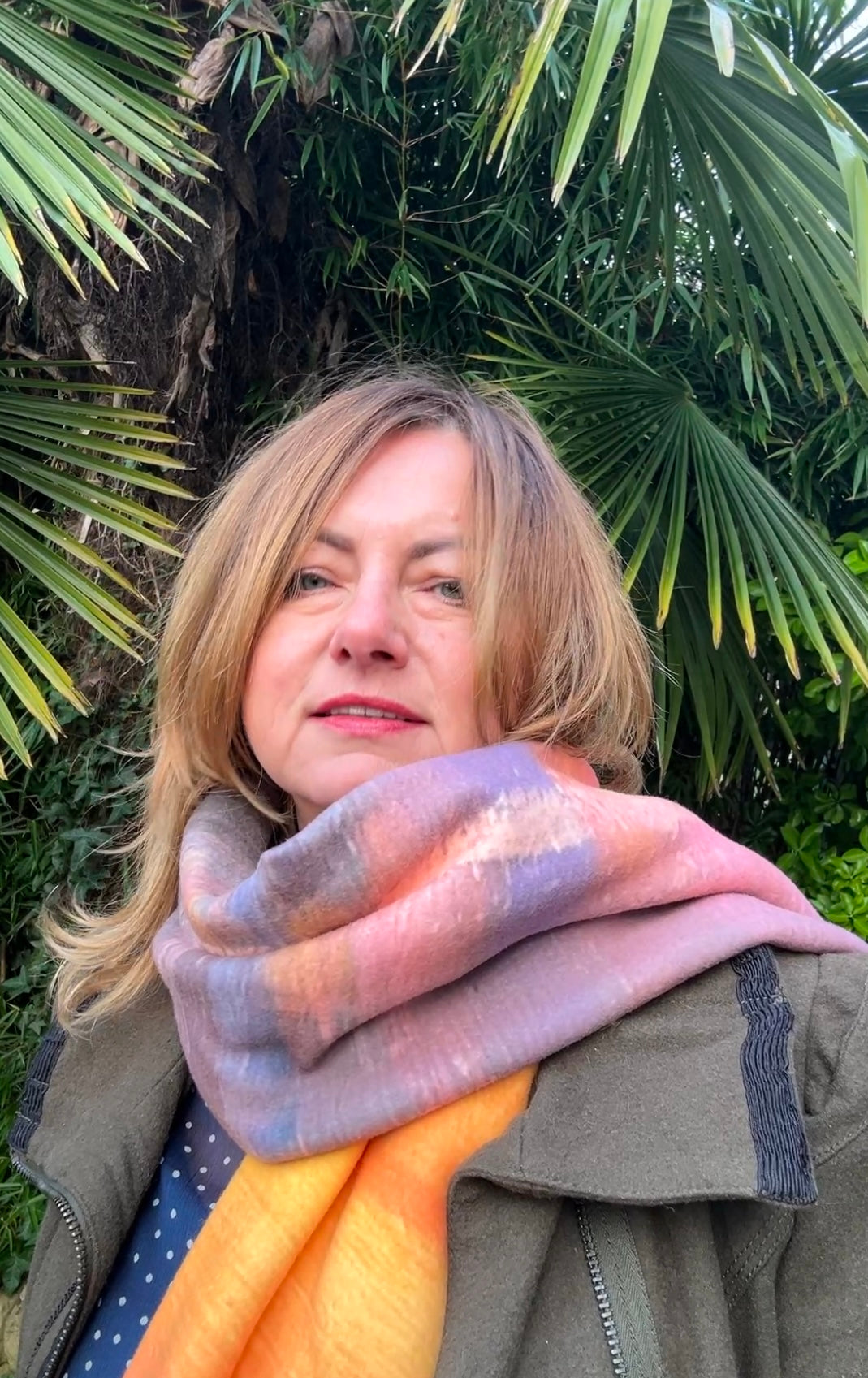 Golden hour - blanket shawl - LJagz-studio