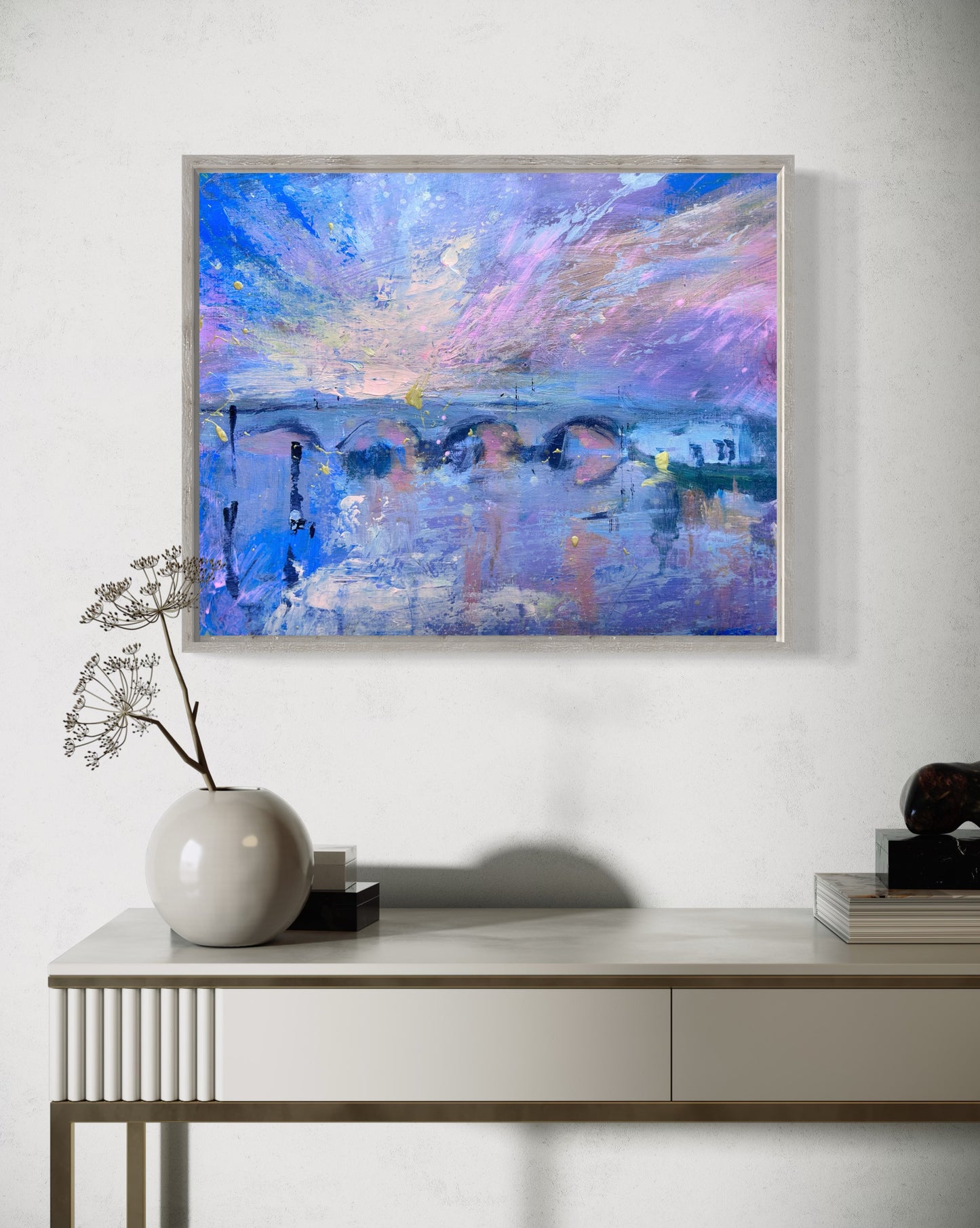 Richmond Bridge twilight - original painting
