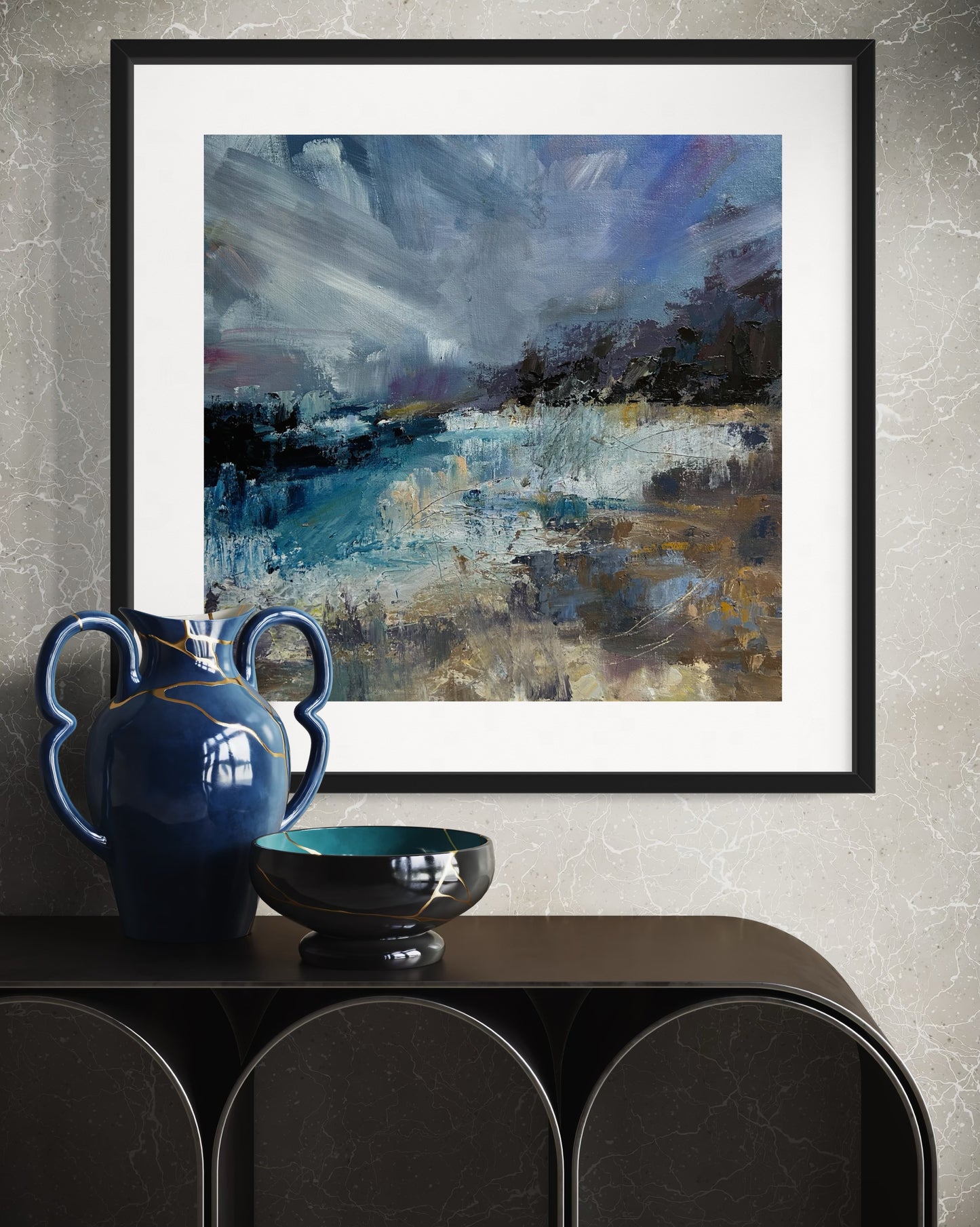 Windy and salty, Fowey - art prints - LJagz-studio