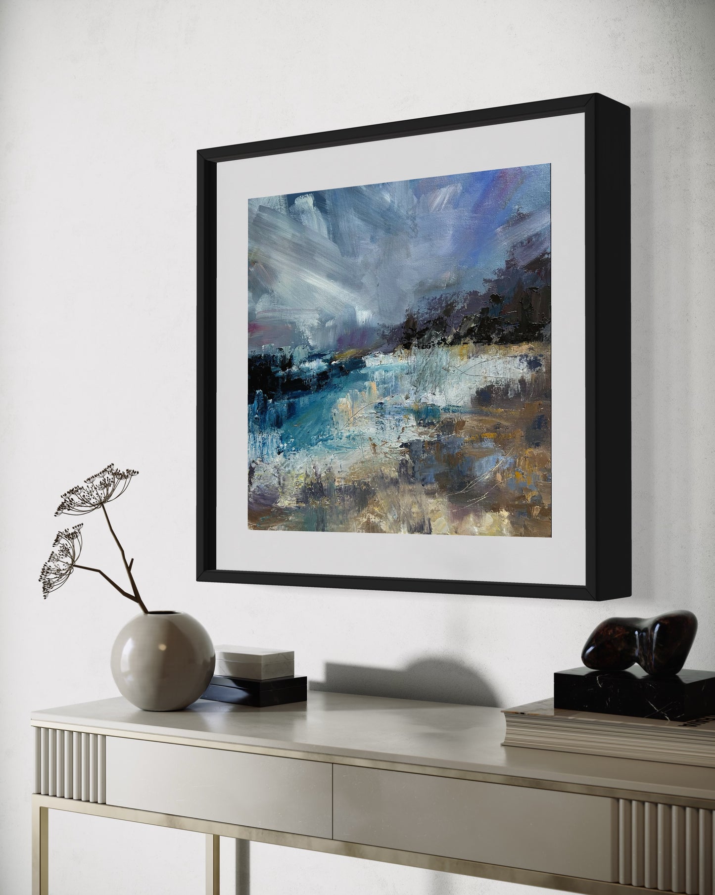Windy and salty, Fowey - art prints - LJagz-studio