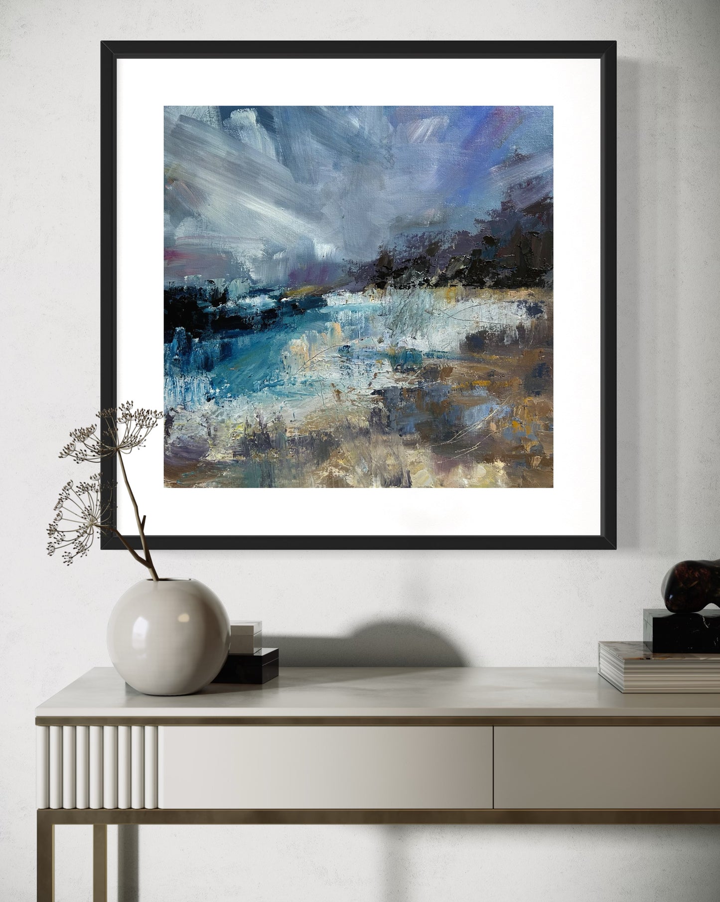 Windy and salty, Fowey - art prints - LJagz-studio