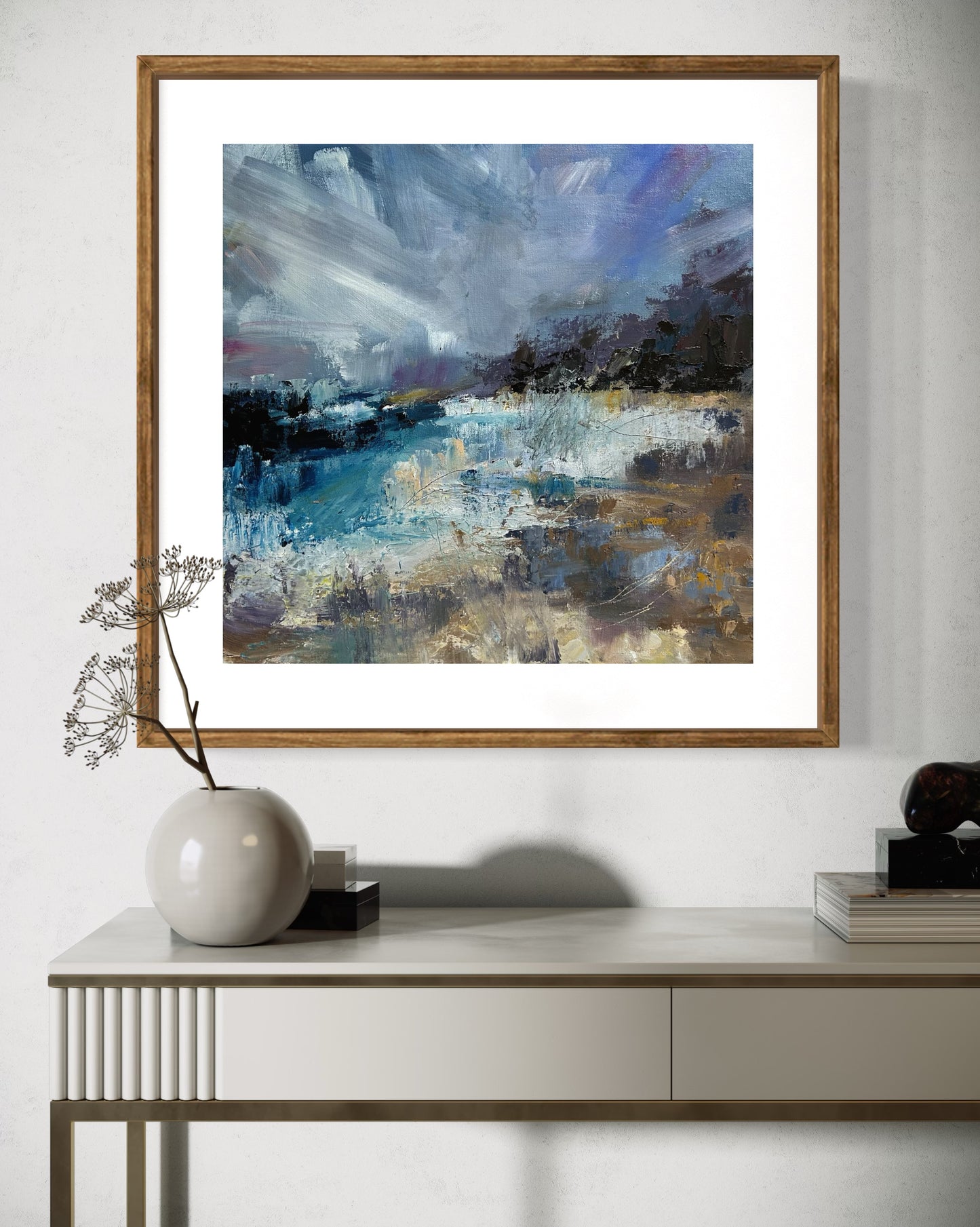 Windy and salty, Fowey - art prints - LJagz-studio