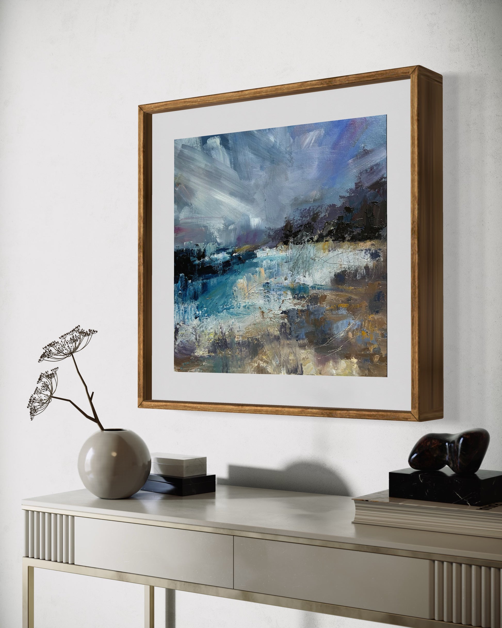 Windy and salty, Fowey - art prints - LJagz-studio