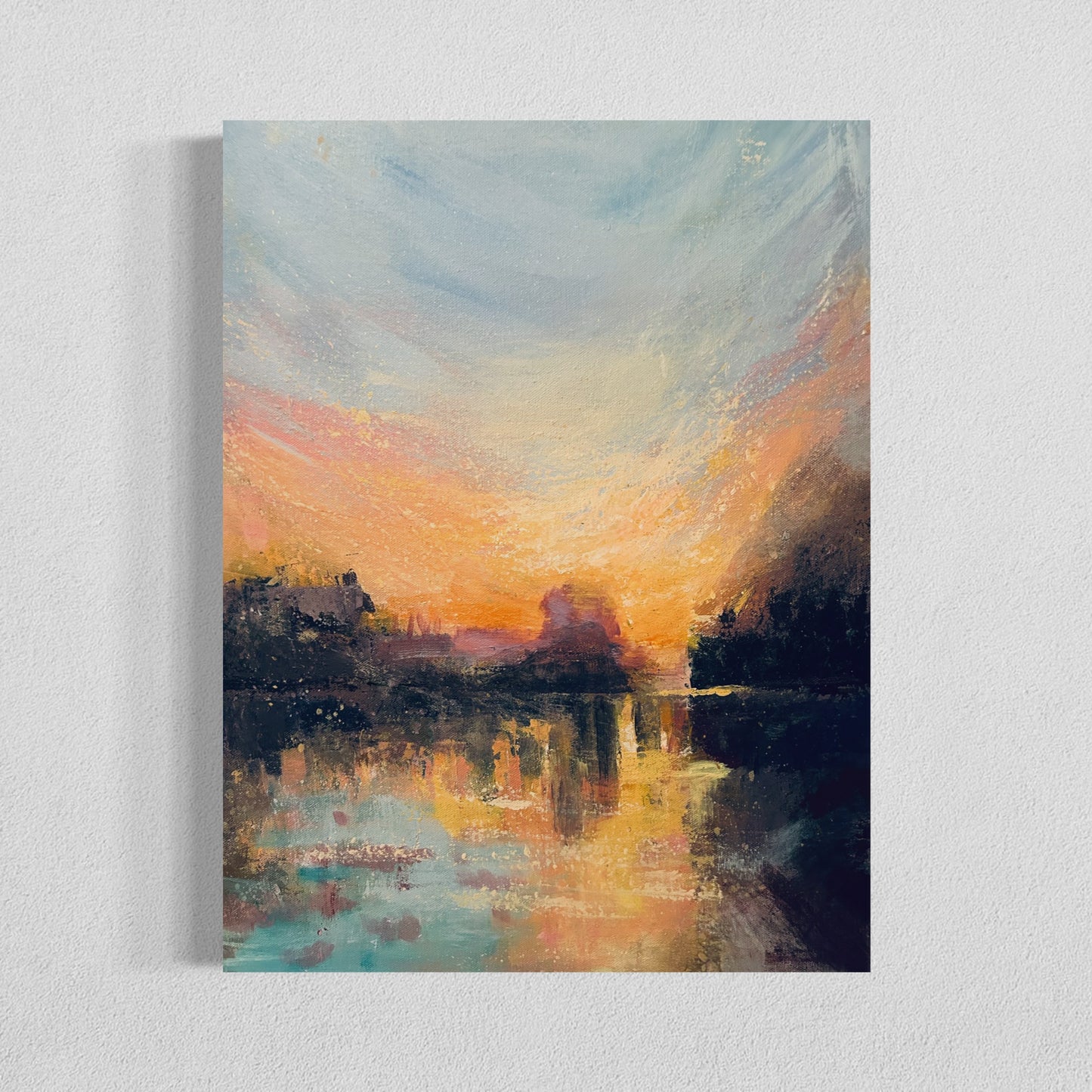 Sunrise at Hampton Court 2 - original painting