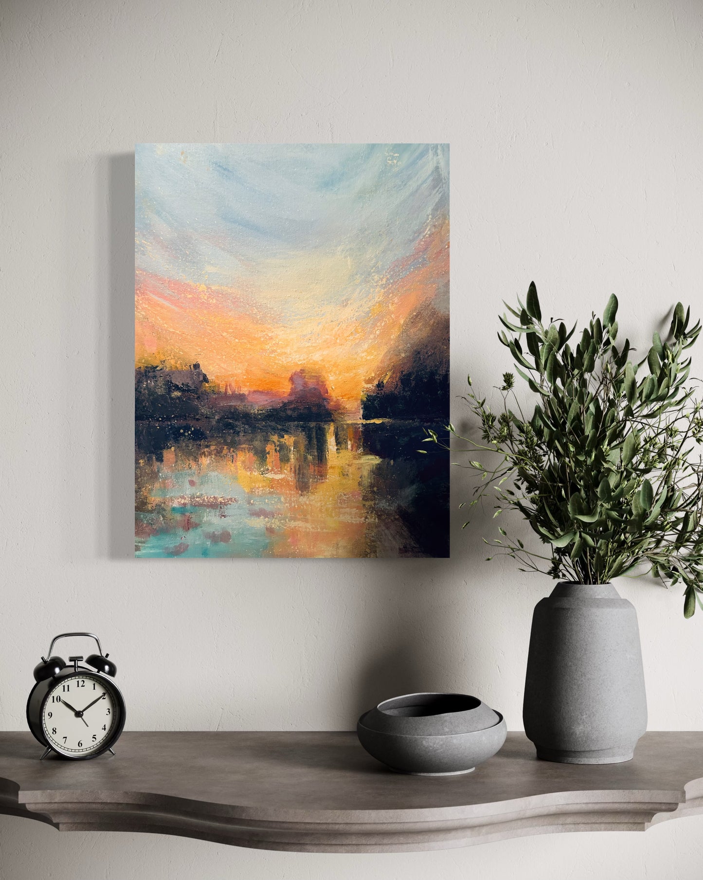 Sunrise at Hampton Court 2 - original painting