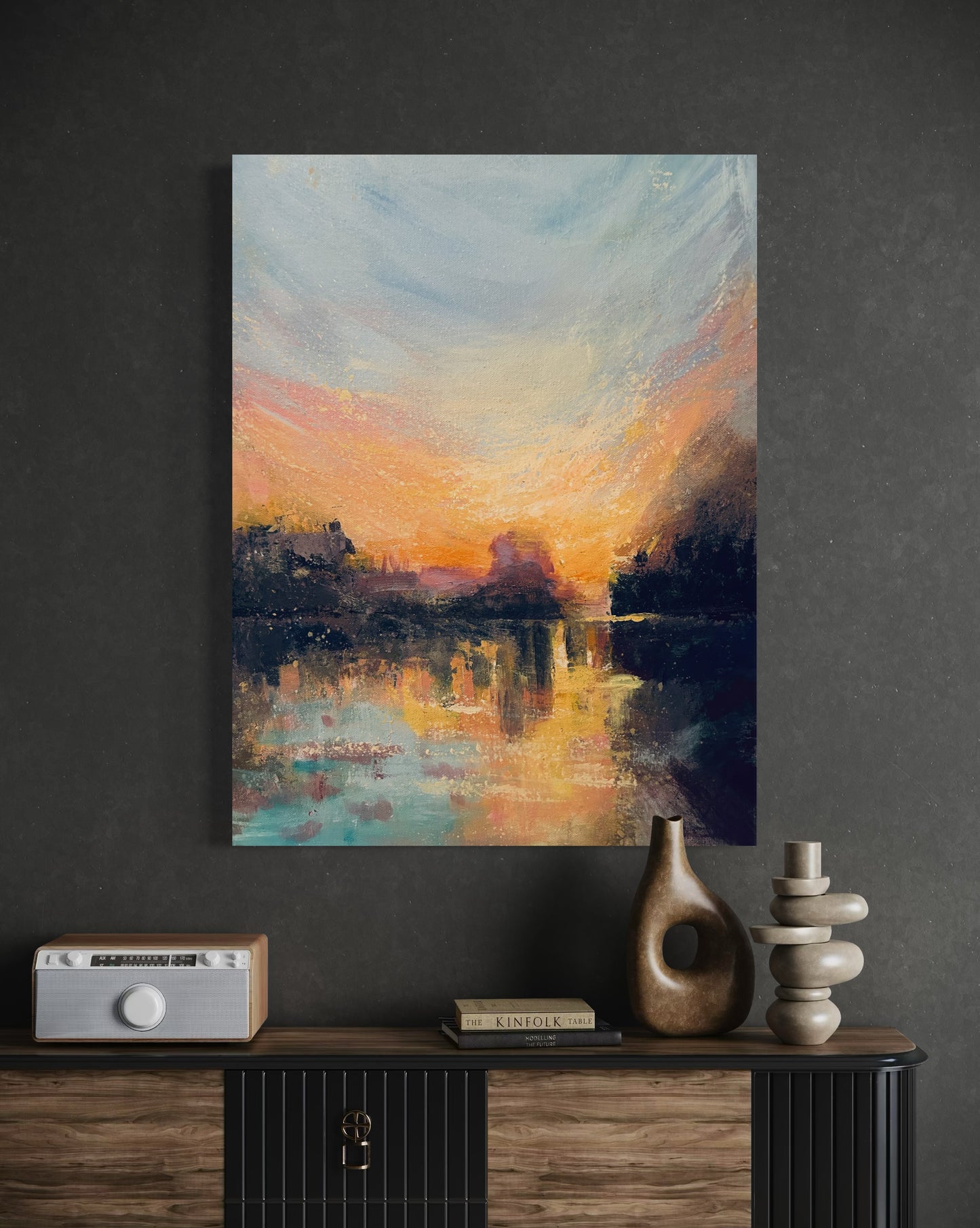 Sunrise at Hampton Court 2 - original painting