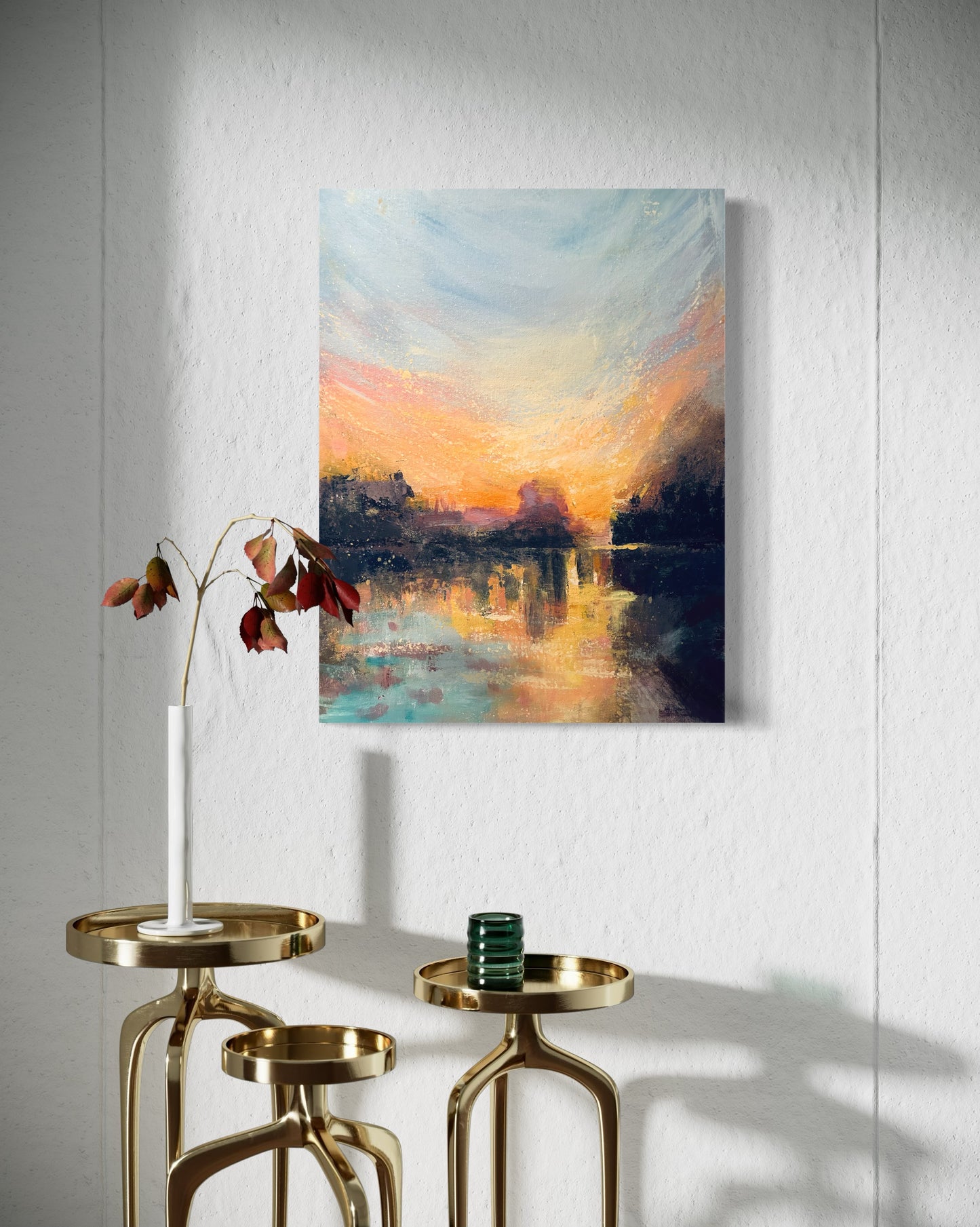 Sunrise at Hampton Court 2 - original painting