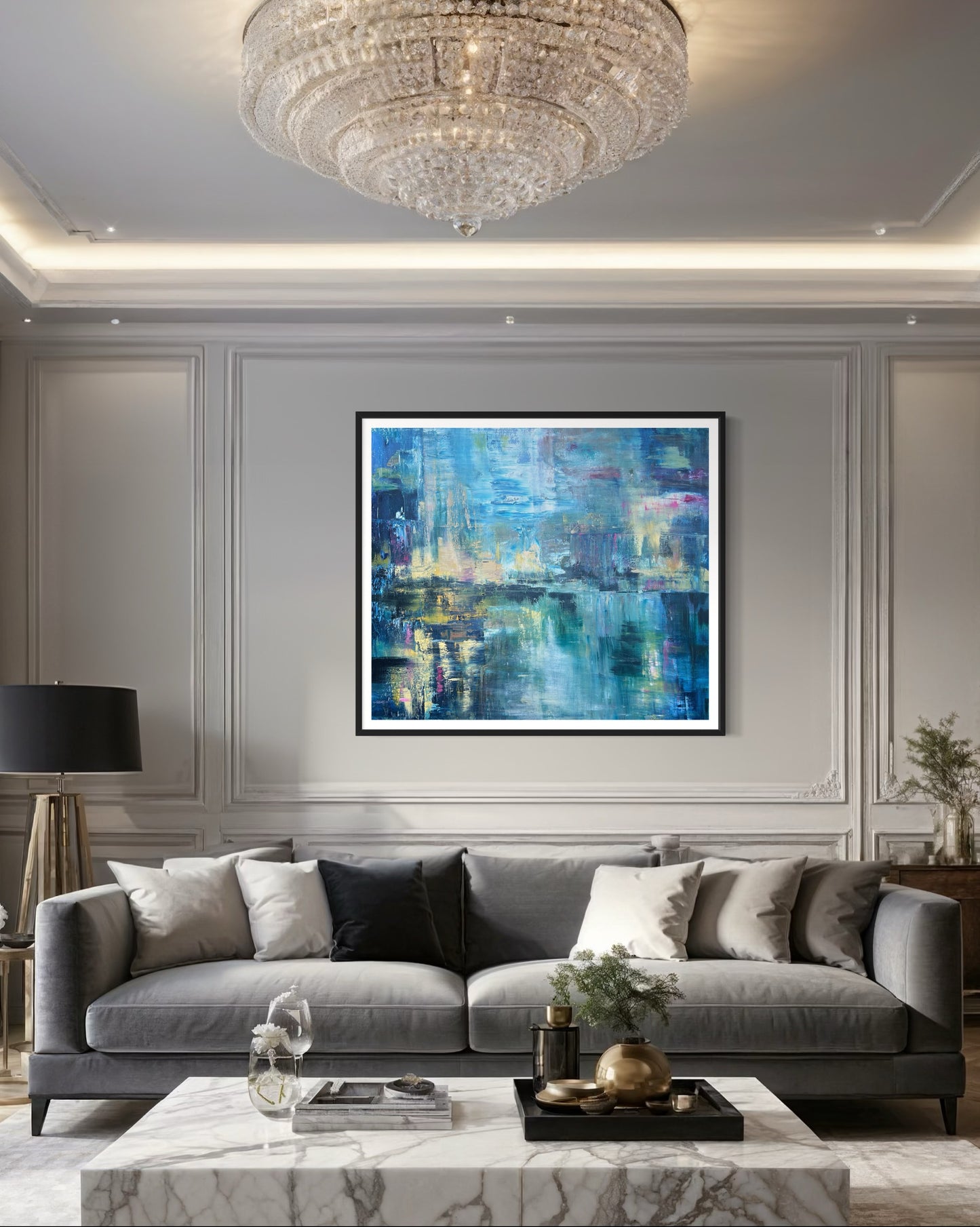 "Sun reflections over water" Limited edition print