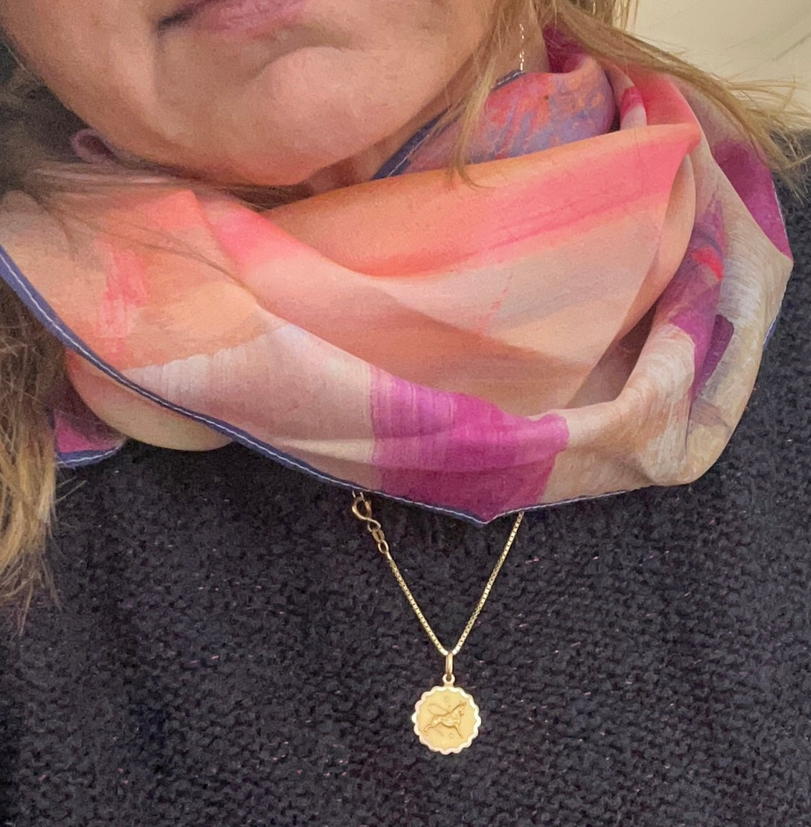 Love candy - silk scarf - perfect Mother's Day gift