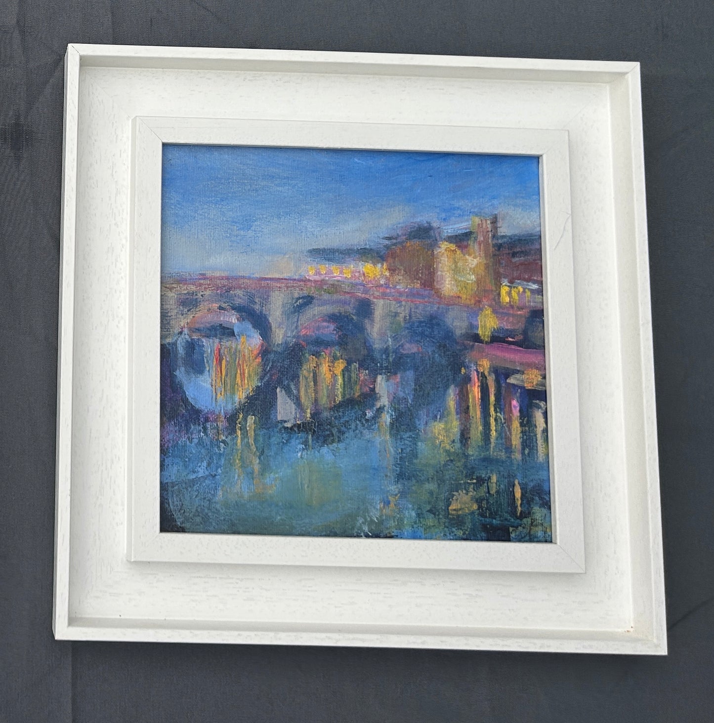 Richmond Bridge by Night - original painting - LJagz-studio