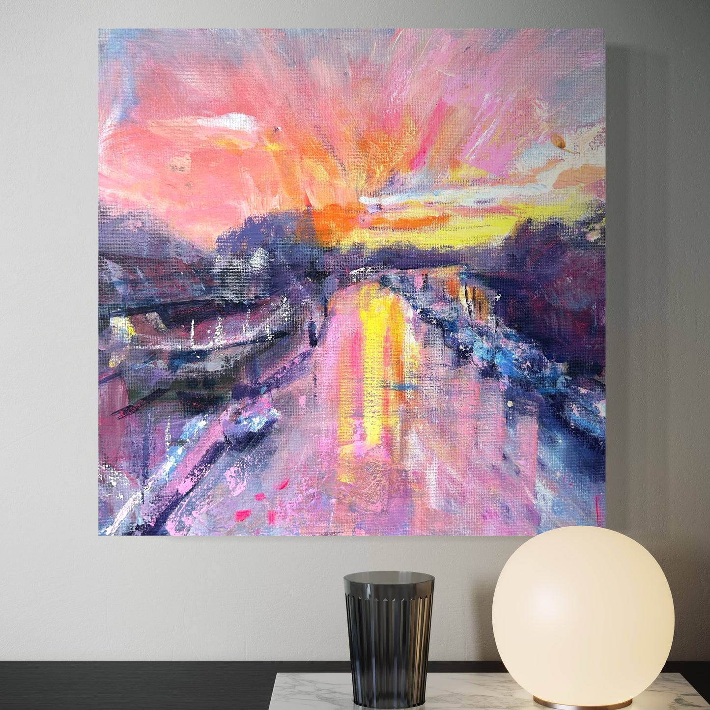 Twilight III - original painting - LJagz-studio