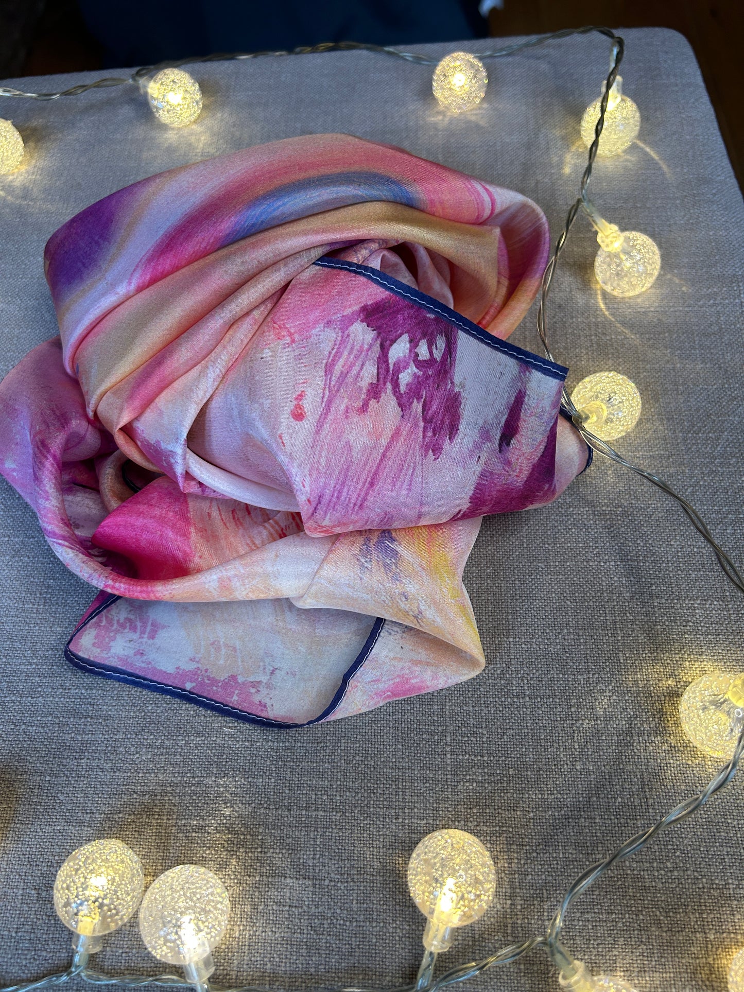 Love candy - silk scarf - perfect Mother's Day gift