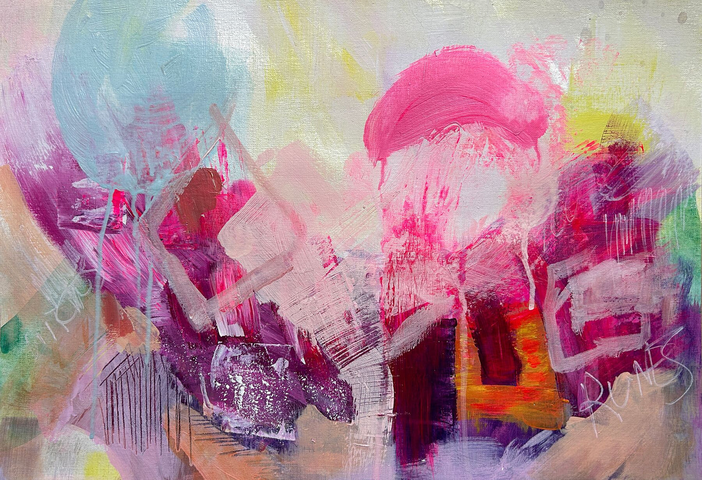 "Spiritual Alchemista" – a bold, vibrant painting for those on a self-discovery journey. Home decor, wall artInfuse your space with uplifting colour and dynamic energy.
