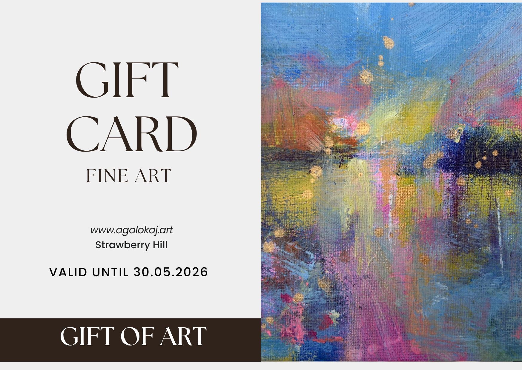 Share the Joy of Art with a Gift Card 🎨 – LJagz-studio