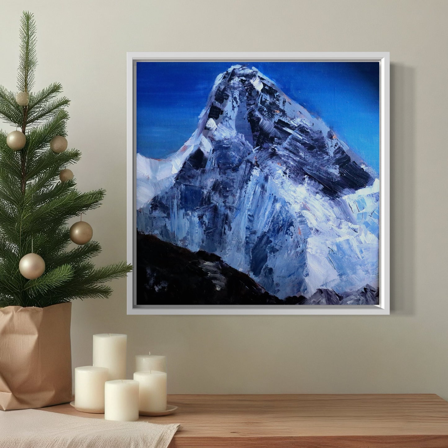 K2 - original oil painting - LJagz-studio